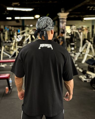 T-shirt YoungLA 'Royal' black