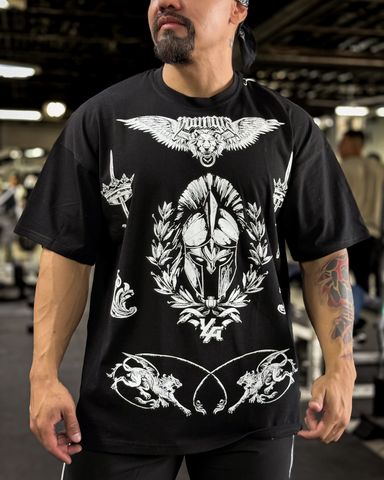 T-shirt YoungLA 'Royal' black