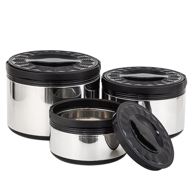 3-Piece Stainless Steel Food Warmers – Keep Your Meals Hot