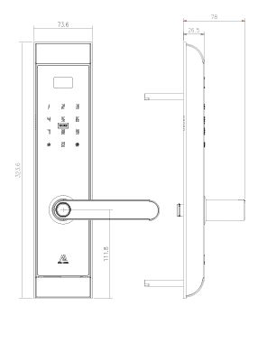 WI-FI CERRADURA INTELIGENTE U301 MULTILOCK  