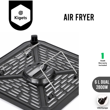 6L Dual Digital Air Fryer 2