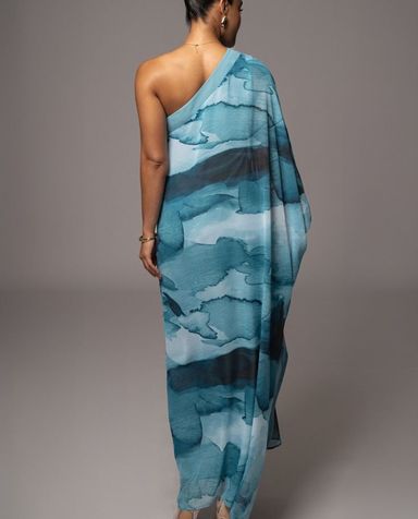 Tie Dye One arm Maxi
