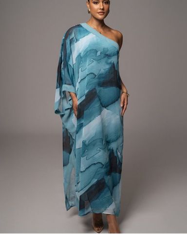 Tie Dye One arm Maxi