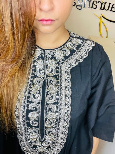 Black Kaftan Set