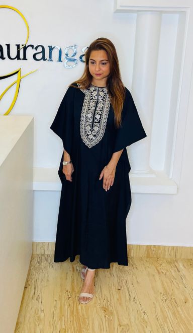Black Kaftan Set