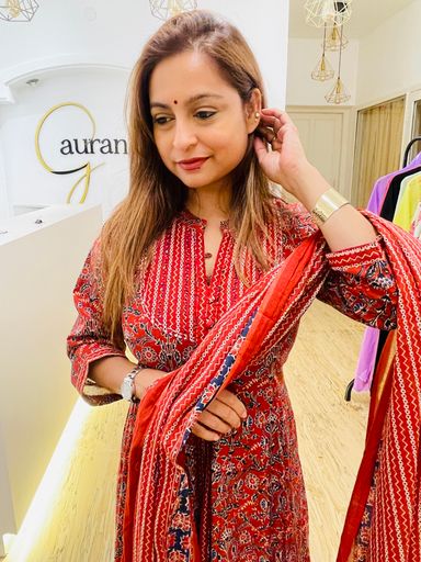 Ajarakh Anarkali.