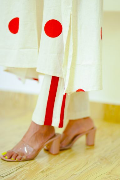 Red Polka Set