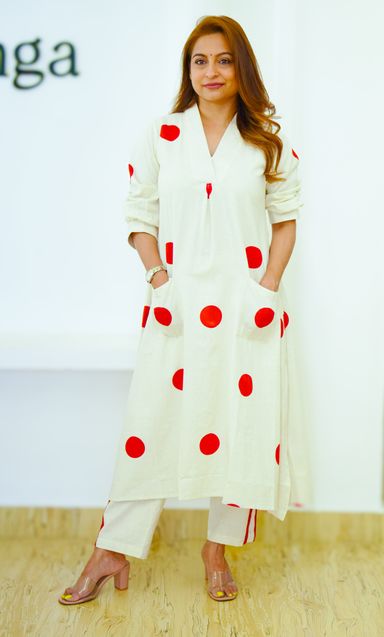 Red Polka Set