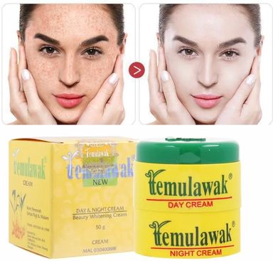 Temulawak Day And Night Cream Dark Spot Removal Lightening Whiten Brightening Face Cream