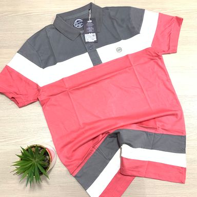VOLUME-9 STRIPPED POLO- 8