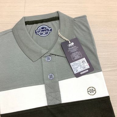 VOLUME-9 STRIPPED POLO- 11