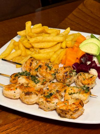 Langostinos a la Parrilla