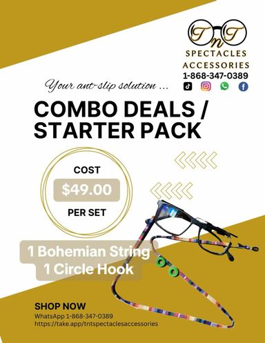 1 Bohemian String + 1 Pair Circle Hook