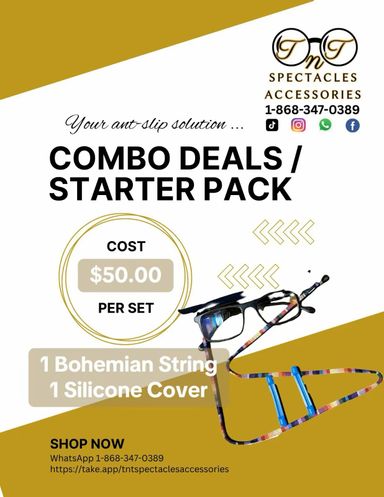 1 Bohemian String + 1 Pair Silicone Cover