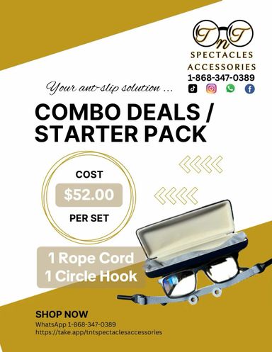 1 Rope Cord + 1 Pair Circle Hook