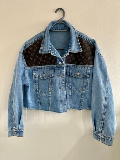 Cropped Blue Denium Jacket 