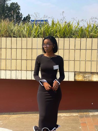 Monochrome rimmed bodycon