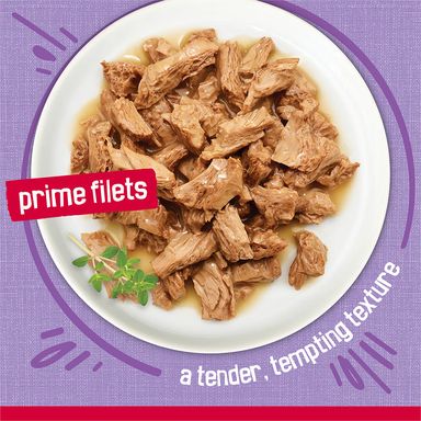Purina Friskies Wet Cat Food, Prime Filets Turkey Dinner