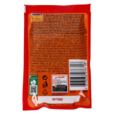 FRISKIES Cat CiG Duck Pouch 85g