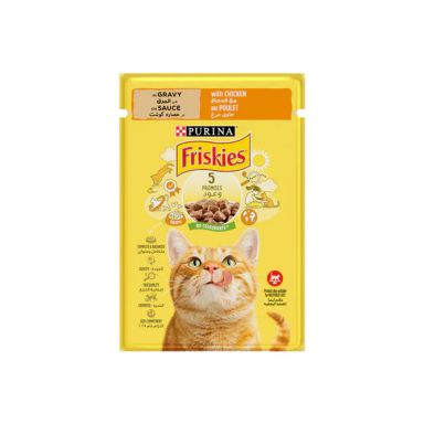 Click to expand   Purina Friskies Chicken Chunks in Gravy 85g &#8211; Wet Cat Food