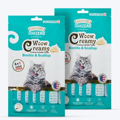 Grain Zero Creamy Treats Bonito &#038; Scallop 5 Sticks