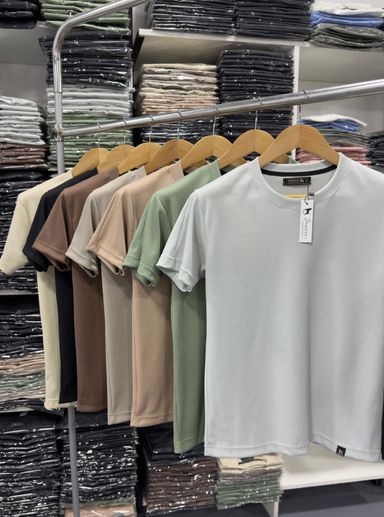 Remeras de wafle panal 