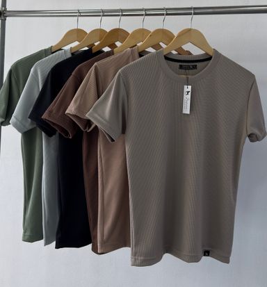 Remeras de wafle panal 