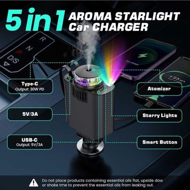 5in1 Starlight Car Charger