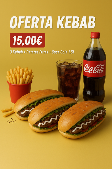 Menú Oferta Kebab