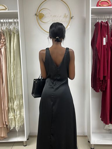 Indiana satin maxi 