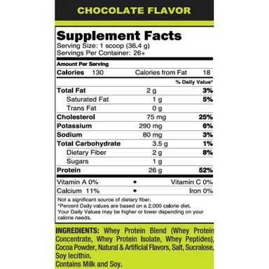 VITAXTRONG REAL WHEY (2lbs/1kg) | 26g Protein, Low Carb, Build Muscle & Burn Fat, Third-Party Lab Tested [VX]