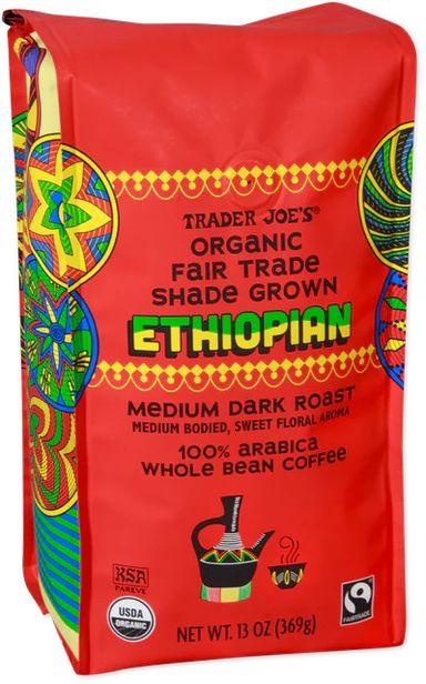 Organic Fair Trade Shade Grown Ethiopian Coffee