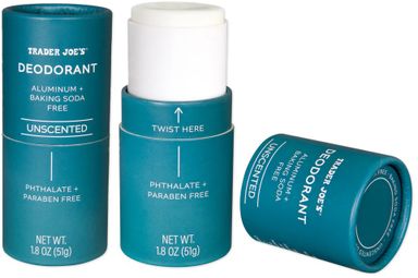 Unscented Deodorant