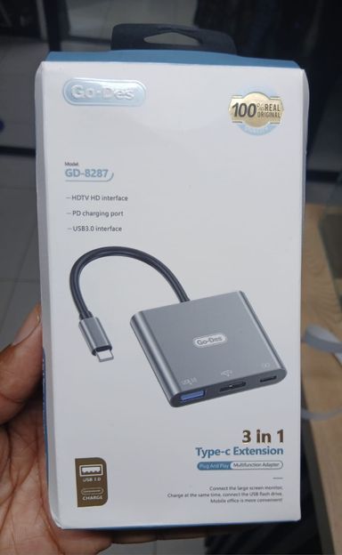 Go-Dee 3 in 1 Multifunction Adapter