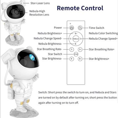 Astronaut Nebula Star Light
