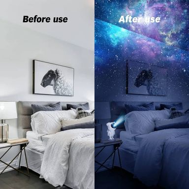 Astronaut Nebula Star Light