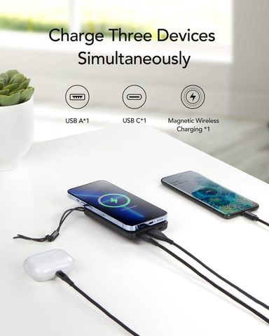 Veger MagOn Magnetic Power Bank - 10000mAh