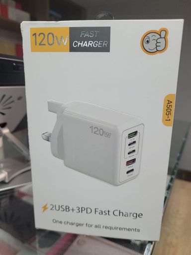 120W 2USB + 3PD Adapter