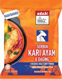 Adabi Serbuk Kari Ayam & Daging 250G