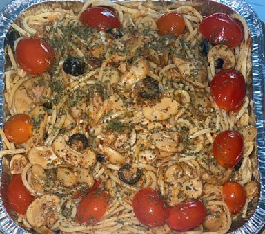 Nur Rose's Spaghetti ala Puttanesca    (To be consume immediately)