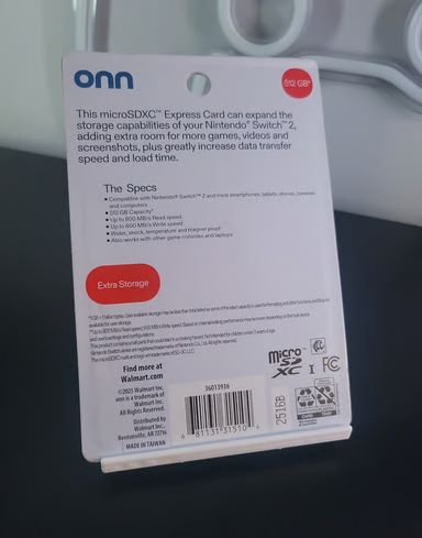 512GB Micro SD Express Card, compatible w/ Nintendo switch 2