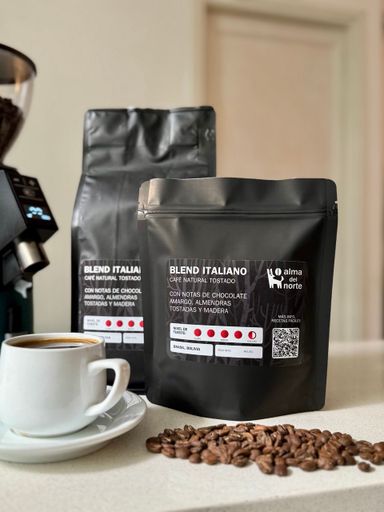 Blend ITALIANO, café de especialidad tostado y natural
