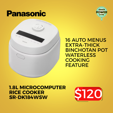 1.8L Microcomputer Rice Cooker SR-DK184WSW