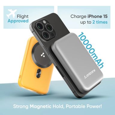 Aerosync Snap 10000mAh Magsafe Wireless Power Bank for iPhone