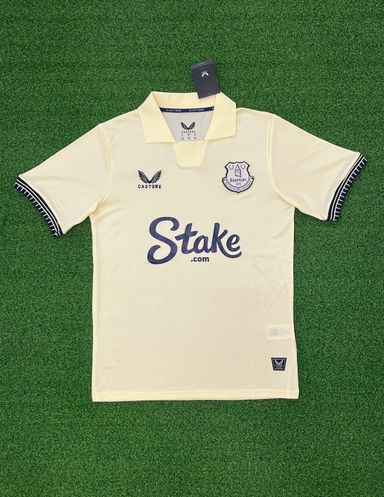 Everton 2025/26 Away Shirt (Yellow / Black)