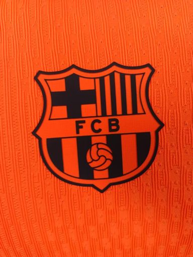 FC Barcelona 2025/26 Third Shirt (Orange / Navy)