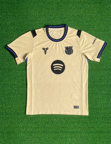 FC Barcelona 2025/26 Away Shirt (Yellow / Purple / Black)