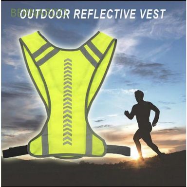 Unisex Jogging Vest Outdoor Protective Vest Night Running Elastic Cycling Safety Reflective Sports Bicycle Harness/Multicolor