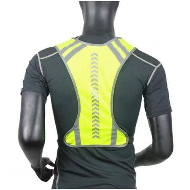 Unisex Jogging Vest Outdoor Protective Vest Night Running Elastic Cycling Safety Reflective Sports Bicycle Harness/Multicolor