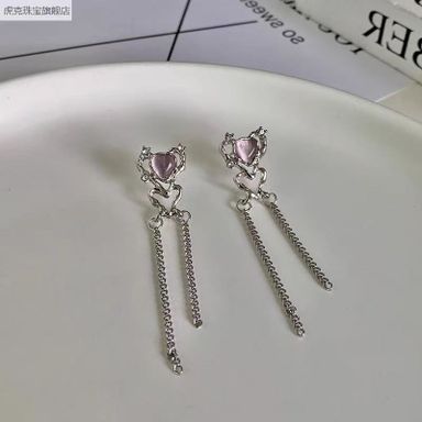 Love long tassel earrings